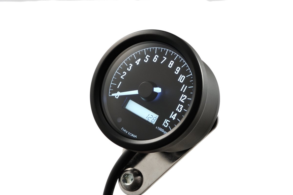 Contagiri analogico elettr.VELONA diam.60 15000RPM, con indicatore di cambio marcia e - ENDURRAD
