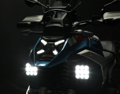 Coppia di faretti DENALI DL - 9 Faretti con tecnologia DataDim 9 LED Fascio ellittico ibrido - ENDURRAD