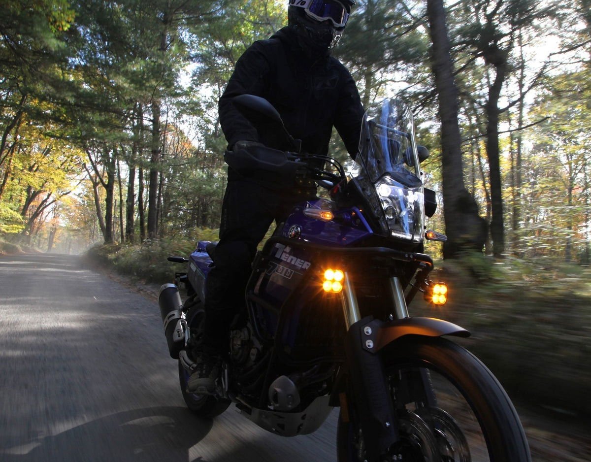 Coppia faretti DENALI DL - 4 con tecnologia DataDim 4 LED Fascio ellittico ibrido - ENDURRAD