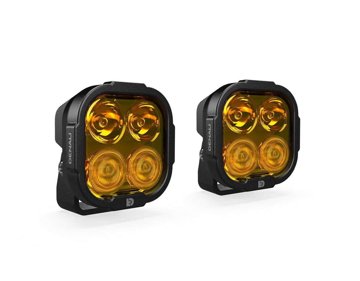 Coppia faretti DENALI DL - 4 con tecnologia DataDim 4 LED Fascio ellittico ibrido - ENDURRAD