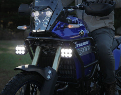 Coppia faretti DENALI DL - 6 con tecnologia DataDim 6 LED Fascio ellittico ibrido - ENDURRAD