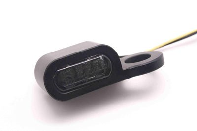 Coppia mini frecce a LED in alluminio omologate - montaggio a specchietto M10 - ENDURRAD