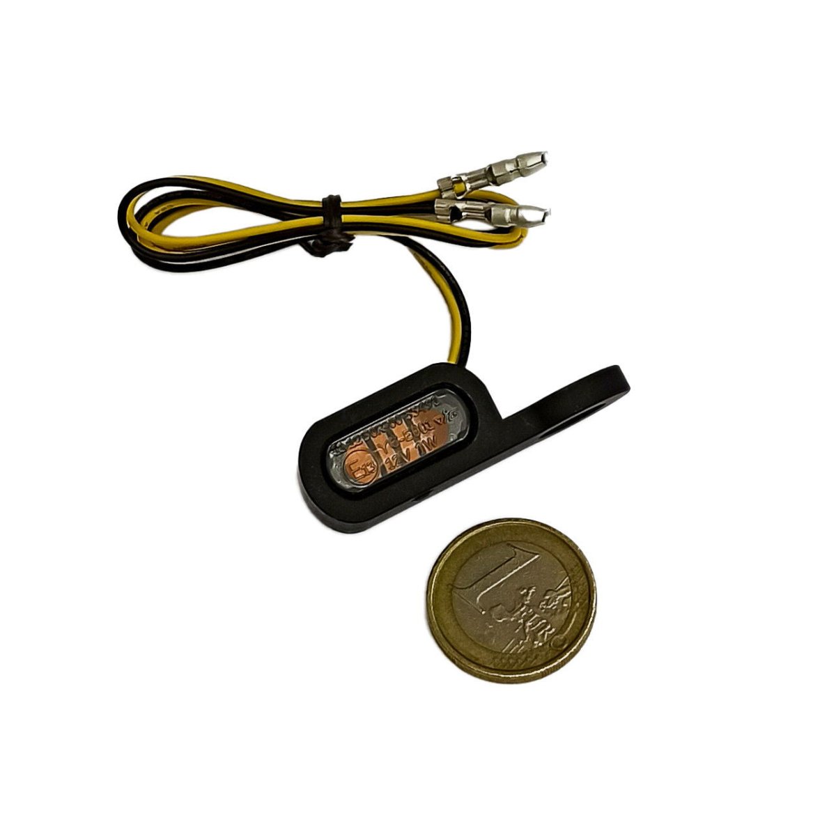 Coppia mini frecce a LED in alluminio omologate - montaggio a specchietto M10 - ENDURRAD