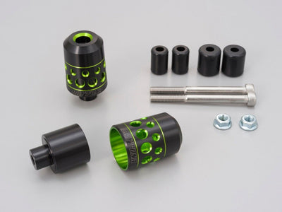 Coppia stabilizzatori finali manubrio anodizzati "TAKUMI - I" - ENDURRAD