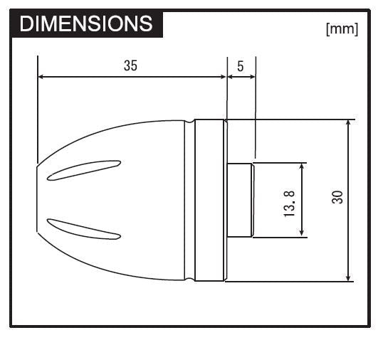 Coppia stabilizzatori manubrio CNC "BULLET" | 9837A - 31733 - ENDURRAD