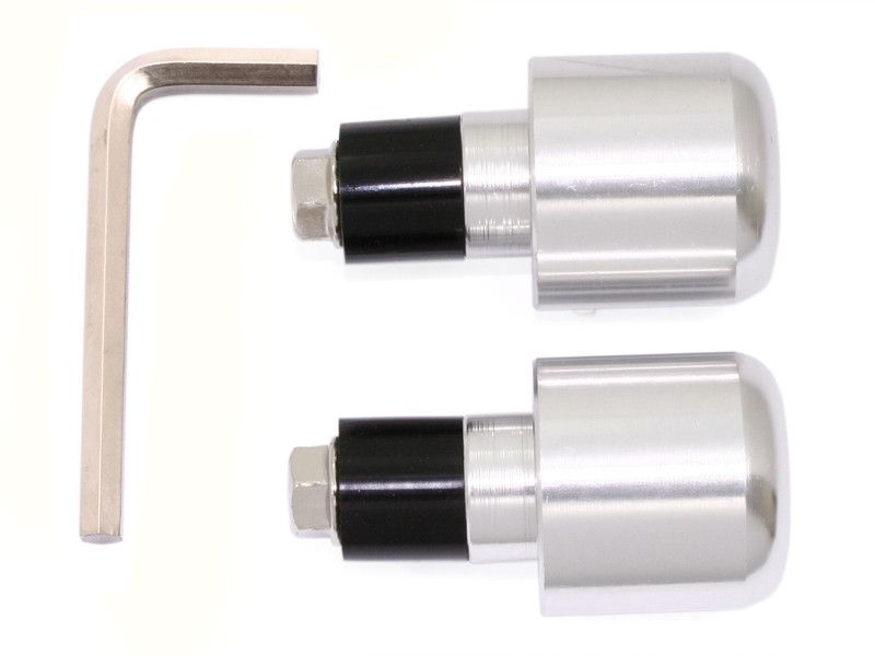 Coppia terminali manubrio liscio alluminio 17 | 12 - 002 - 32348 - ENDURRAD