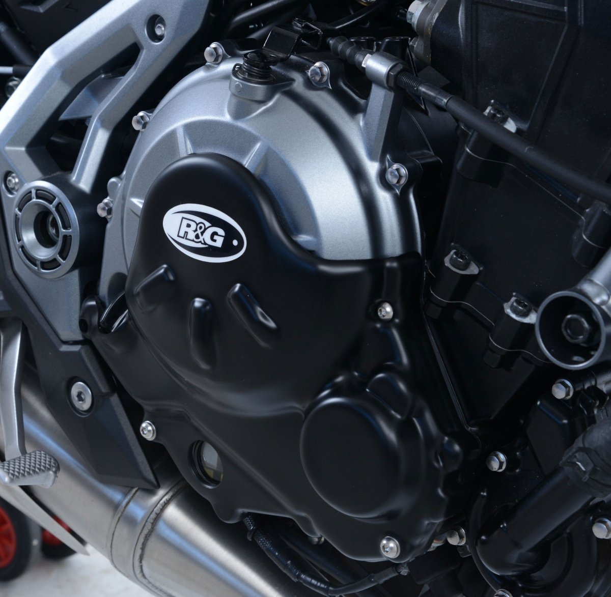 Cover Protezione Motore Dx Tipo Slash Cut Kawasaki Z650 Ninja 650 17 SCC0002BK R G 55114 Rg SCC0002BK - ENDURRAD
