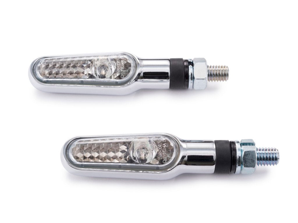 Cp.indicatori direzione alluminio LED "D-LIGHT" - E-MARKED