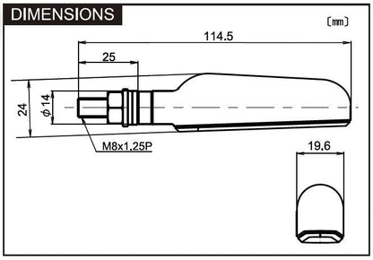 Cp.indicatori direzione alluminio LED "RAY" l | 89273 - r25990 - ENDURRAD