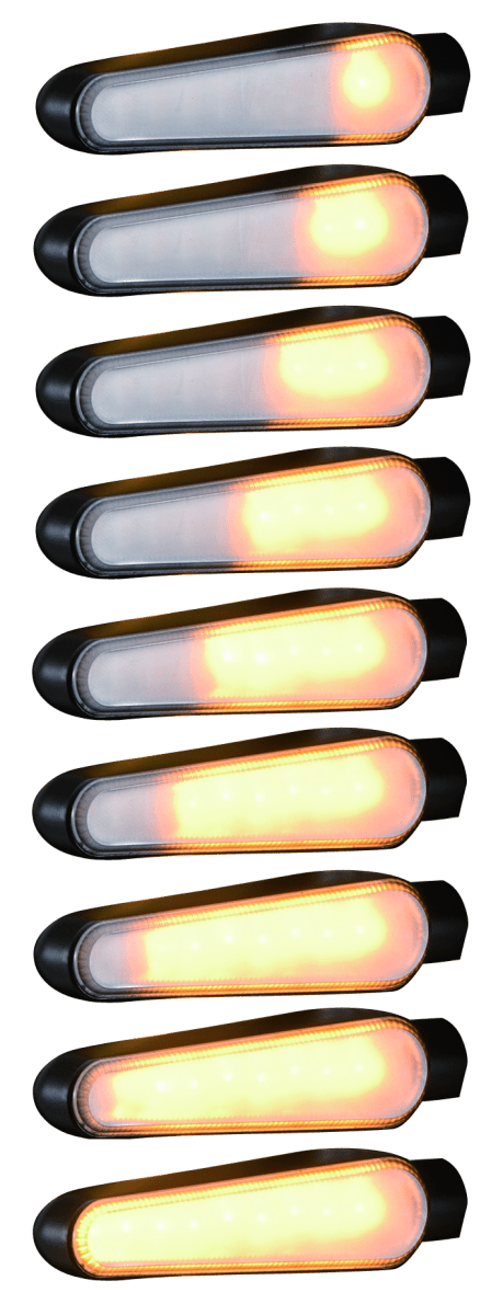 Cp.indicatori direzione alluminio LED "RAY" l | 89273 - r25990 - ENDURRAD