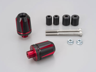 Cp.stabilizzatori finali manubrio anodizzati "TKM-2"