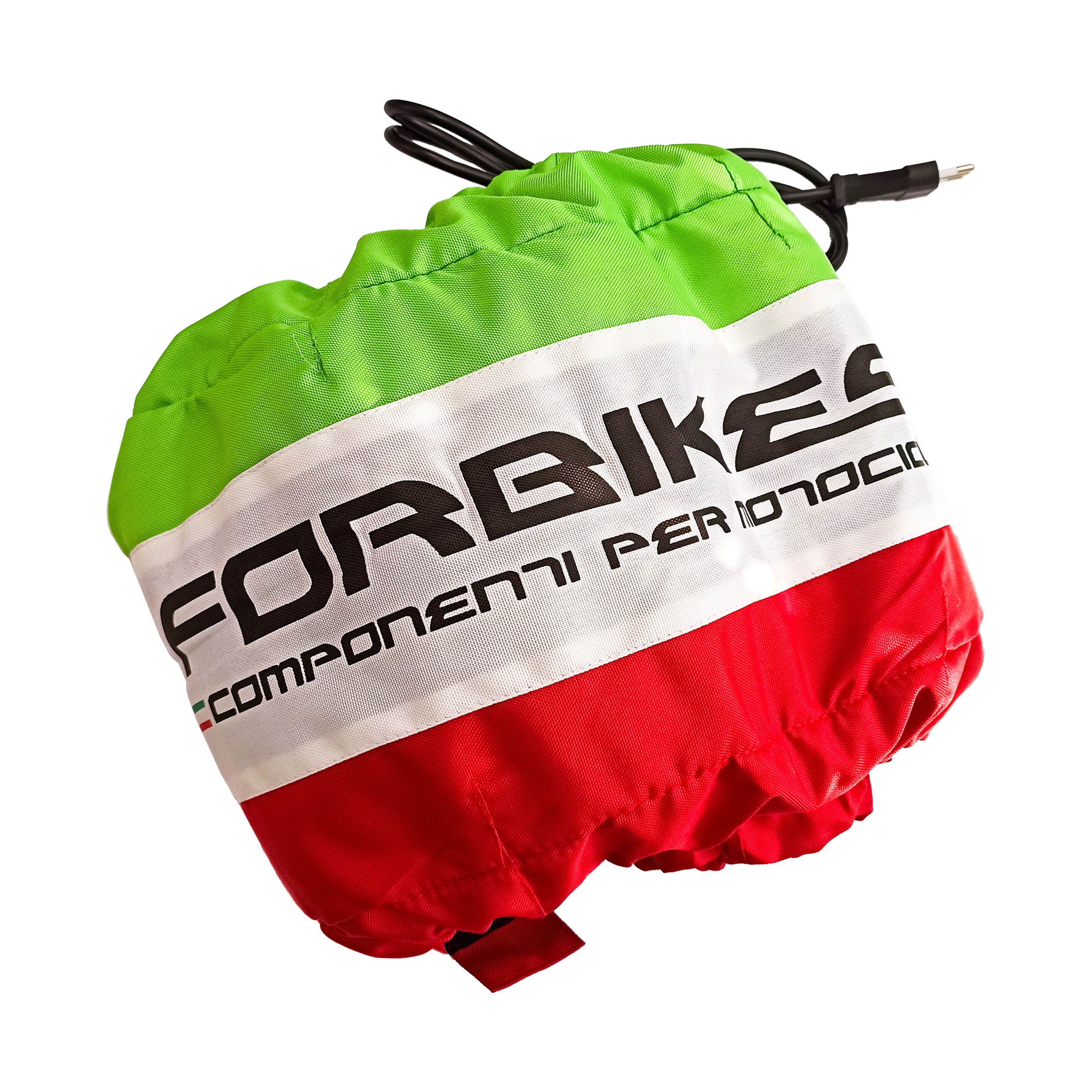 Coppia termocoperte "RACE ITALY"  200/120mm. triplo stadio con termostato 60°/80°/95°C