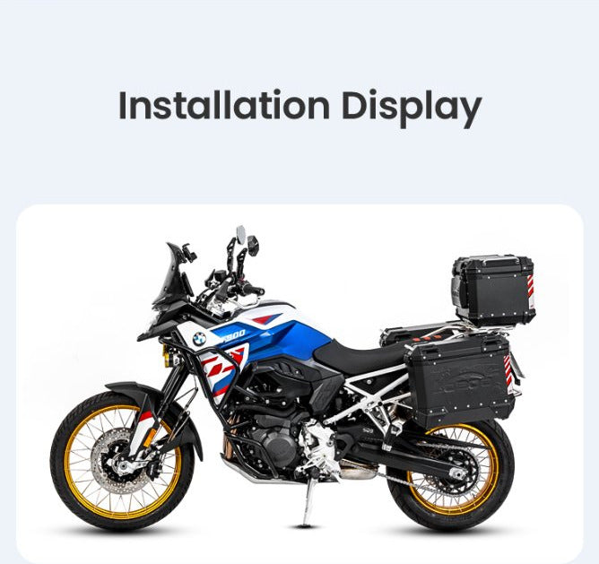 Assess the space required with the suitcases already installed