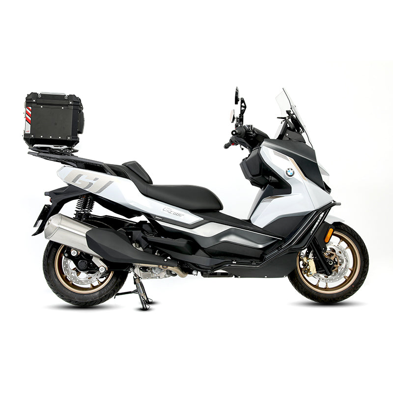 Crash bar LOBOO CHG102 montato sulla BMW C 400 GT, vista laterale sinistra