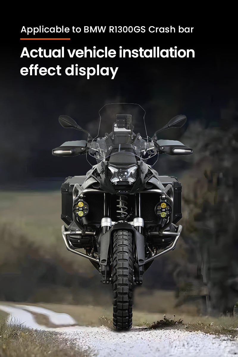 Guarda come si presenta sulla moto