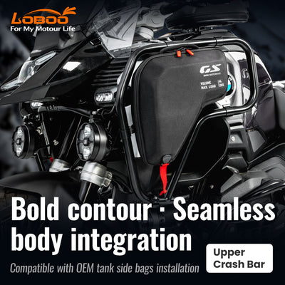 Crash bar LOBOO CHG151 compatibile con le borse serbatoio originali BMW