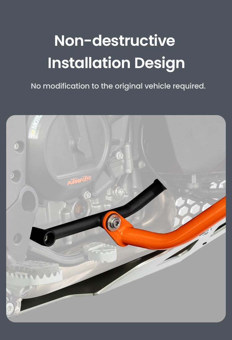 Install without touching the frame