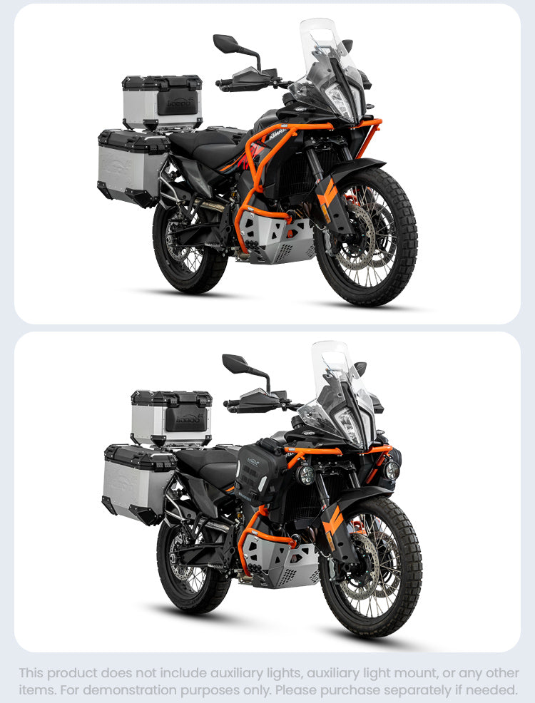 Evaluate the clearance on the completed motorcycle