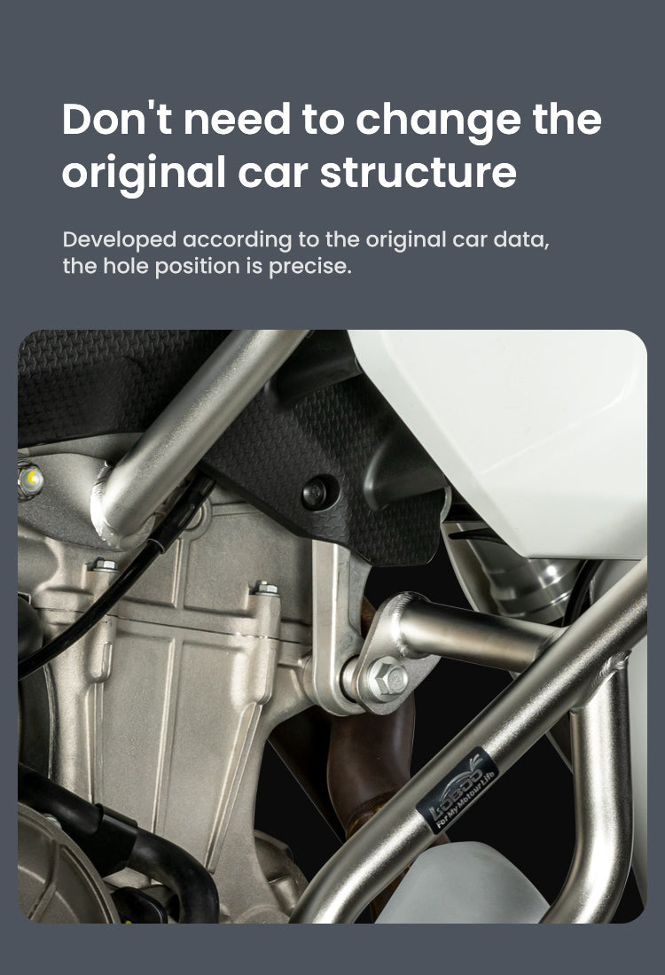 Mount without touching the original structure