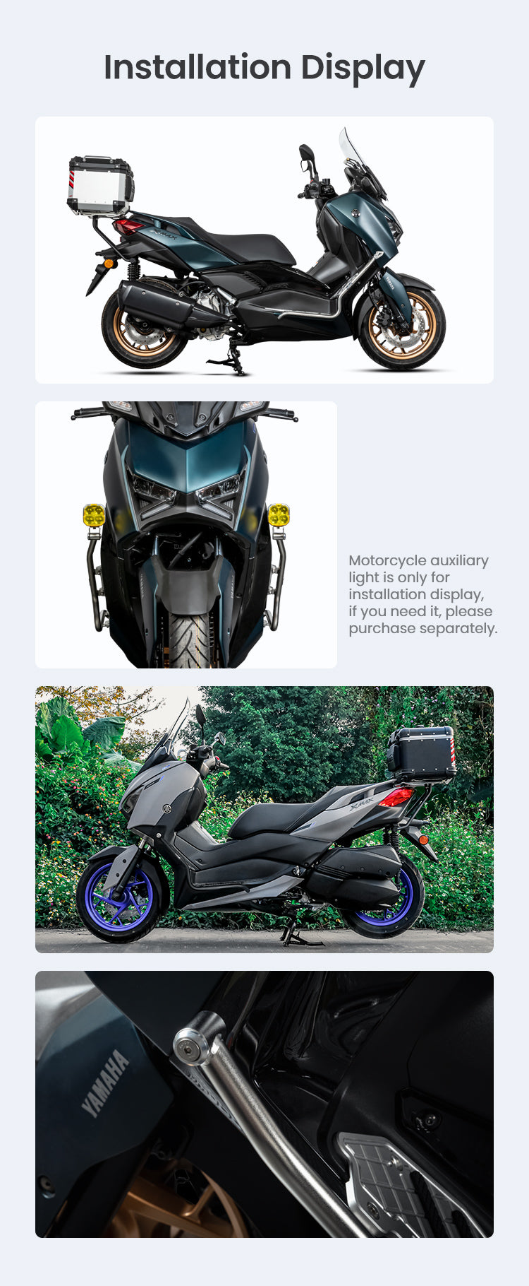 Imagine the mounted spotlights