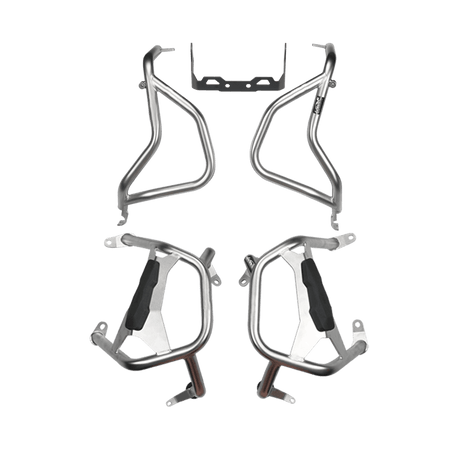 Crash Bar in Acciaio per BMW R1300 GS - Silver Full Endurrad.com
