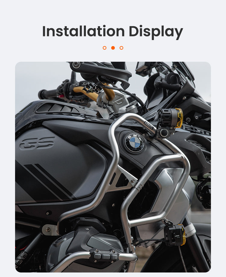 See how it looks on the motorcycle