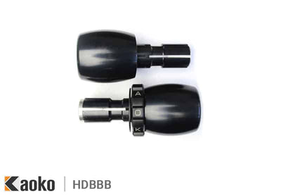 Kit cruise control Kaoko HDBBB per Harley-Davidson, Big Barrel nero, manubrio originale