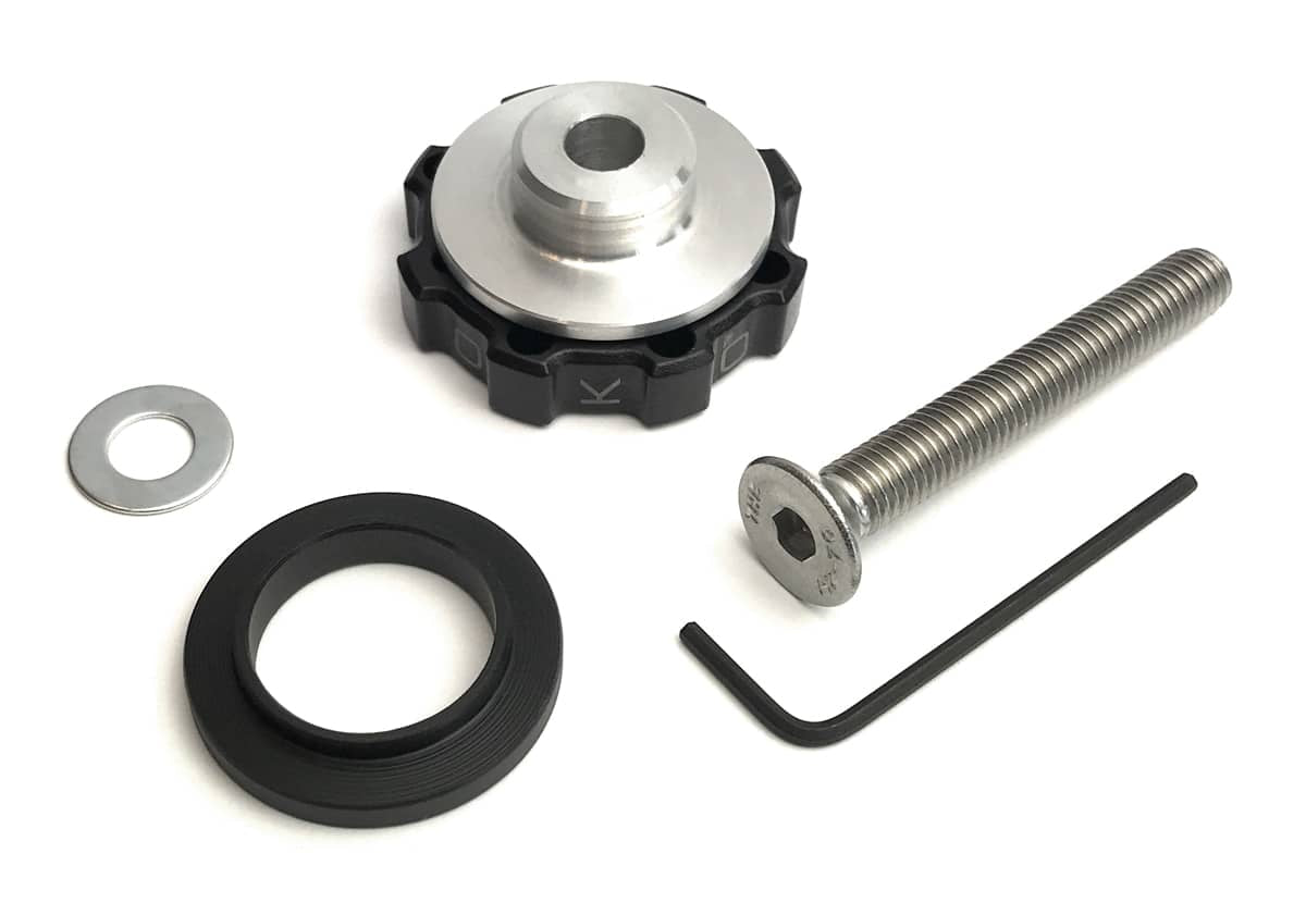 Kit cruise control Kaoko KAW221CSK per Kawasaki Z800 con contrappesi conici originali