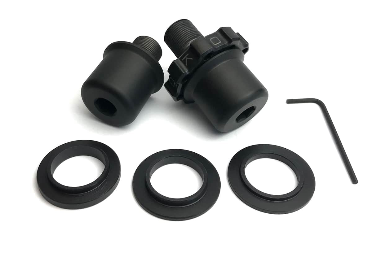 Kit cruise control Kaoko KAW400 per Kawasaki Ninja ZX-10R, ZX-9R, 636 e H2, manubrio filettato