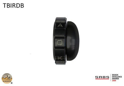 Cruise control meccanico moto TRIUMPH THUNDERBIRD Storm 1600 fino al '10 (con terminali manubrio OEM neri) - ENDURRAD