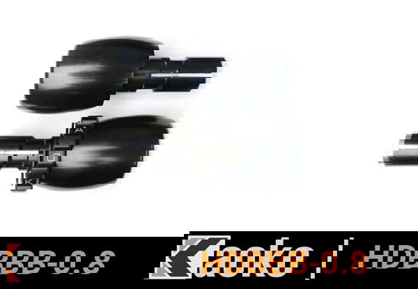 Cruise control moto HD con manubrio "Chubbie" (21mm ID) terminale nero