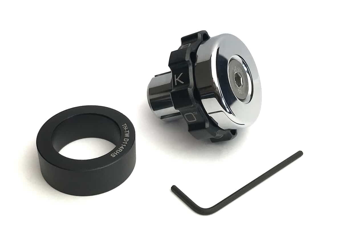 Kit cruise control Kaoko SUZM109SNUB per Suzuki Boulevard M109R e M90, cromato Snubbie