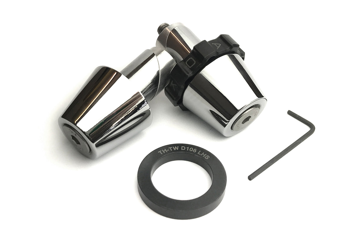Kit cruise control Kaoko SUZTC per Suzuki Intruder e Boulevard C50, M50 e C90, cromato a siluro