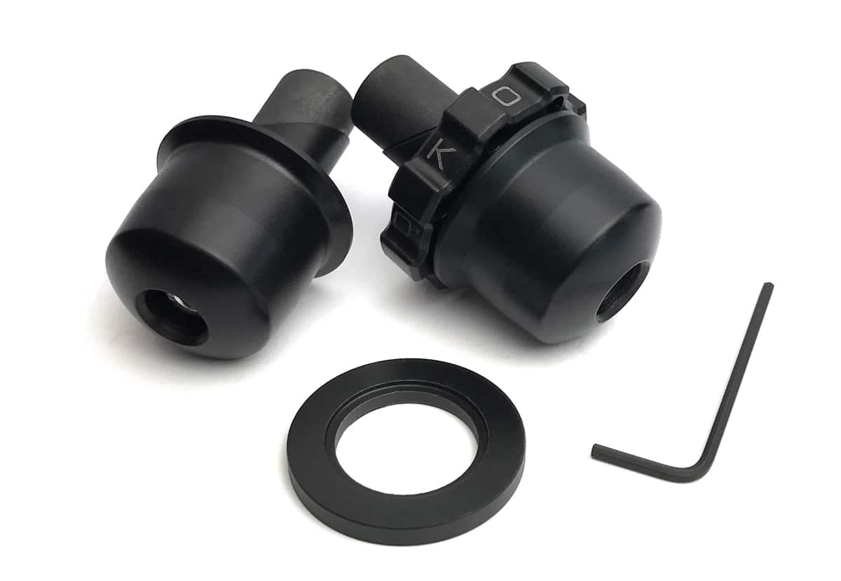 Kit cruise control Kaoko SUZ100 per Suzuki SV650, GSX-R, GSX-S1000 e Bandit, manubrio 17,6 mm