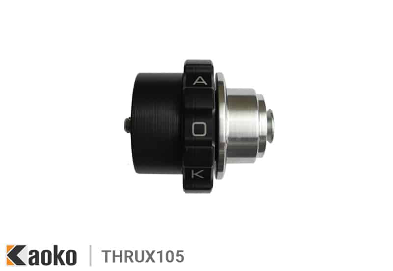 Kit cruise control Kaoko THRUX105 per Triumph Bonneville T120, Bobber e Thruxton 1200 con specchi originali