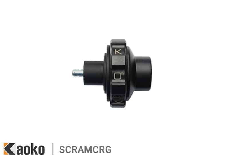 Kit cruise control Kaoko SCRAMCRG per Triumph Scrambler 900 con specchi CRG a fine manubrio