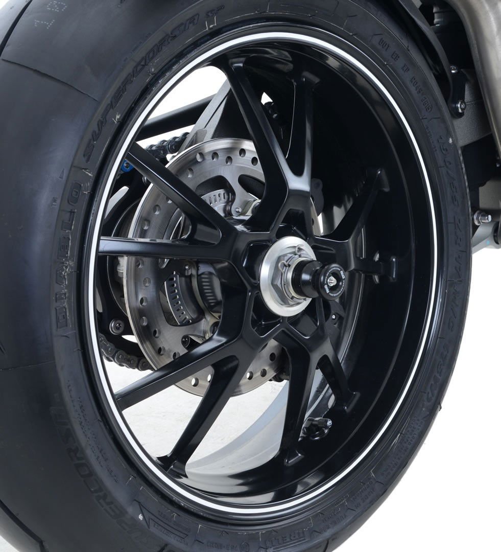 Cursori perno ruota posteriore, Triumph Speed Triple '11 - '15 / Speed Triple S/R '16 - / Speed Triple RS '18 - R&G - ENDURRAD