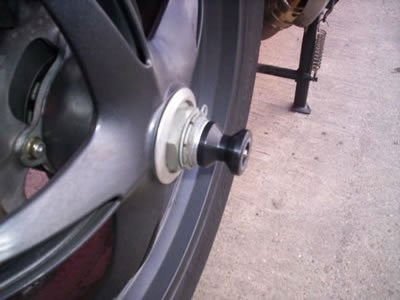 Cursori perno ruota posteriore, Triumph Tiger 1050 '07 - ENDURRAD