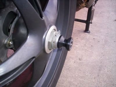 Cursori perno ruota posteriore, Triumph Tiger 1050 '07