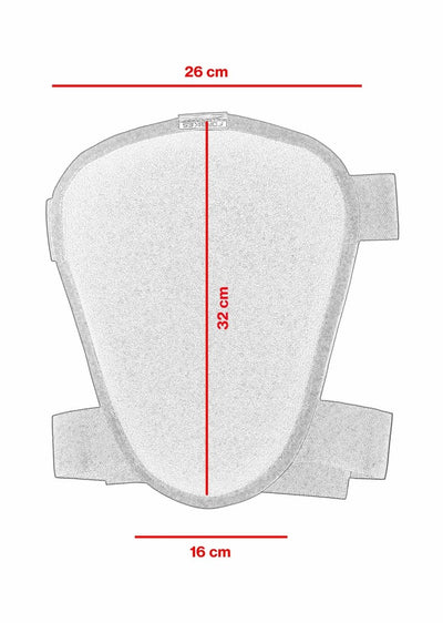 Cuscino memory foam salvachiappe nero tipo A - ENDURRAD