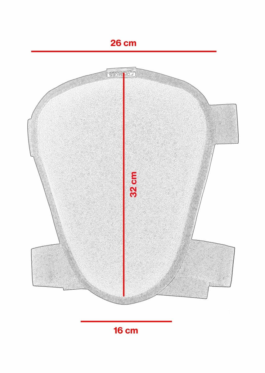Cuscino memory foam salvachiappe nero tipo A - ENDURRAD