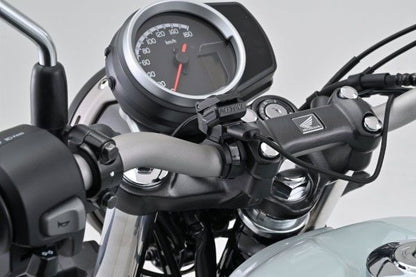 Daytona Alimentatore USB-A QC3.0 per Manubrio Moto - QuickCharge, Omologato CE