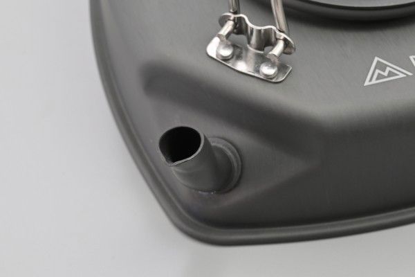 Daytona Bollitore Quadrato in Alluminio - Design Compatto per Campeggio - Forbikes - ENDURRAD