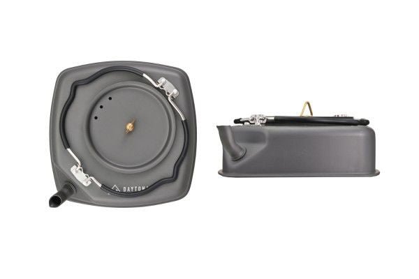 Daytona Bollitore Quadrato in Alluminio - Design Compatto per Campeggio - Forbikes - ENDURRAD