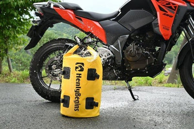 Daytona Borsa da Sella HenlyBegins 30L DH - 766 - Resistente all’Acqua, Nero Grigio Giallo - ENDURRAD