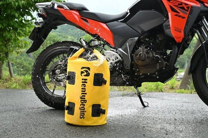 Daytona Borsa da Sella HenlyBegins 30L DH - 766 - Resistente all’Acqua, Nero Grigio Giallo - ENDURRAD