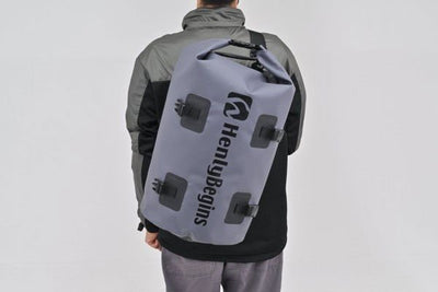 Daytona Borsa da Sella HenlyBegins 30L DH - 766 - Resistente all’Acqua, Nero Grigio Giallo - ENDURRAD