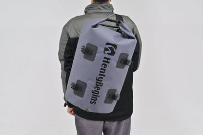 Daytona Borsa da Sella HenlyBegins 30L DH - 766 - Resistente all’Acqua, Nero Grigio Giallo - ENDURRAD