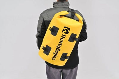 Daytona Borsa da Sella HenlyBegins 30L DH - 766 - Resistente all’Acqua, Nero Grigio Giallo - ENDURRAD
