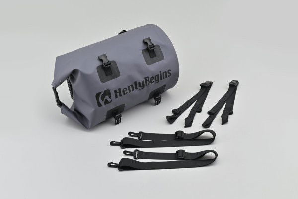 Daytona Borsa da Sella HenlyBegins 30L DH - 766 - Resistente all’Acqua, Nero Grigio Giallo - ENDURRAD